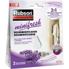 DESHUMIDIFICADOR ARMARIOS, CAJONES Y ZAPATEROS RUBSON MINIFRESH 50 g 2 ud