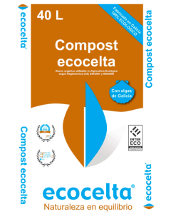 COMPOST ORGÁNICO - ECOCELTA - 40 L