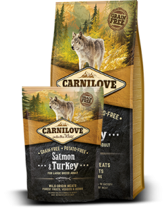 CARNILOVE PIENSO PARA PERROS GRANULADO-12 Kg-Salmon & Turkey