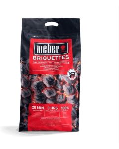 Briquetas de carbón vegetal para barbacoa 17591 - Weber - 8 Kg