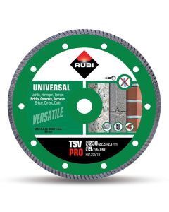 Disco diamente ceramica Turbo 230 mm marca Rubi