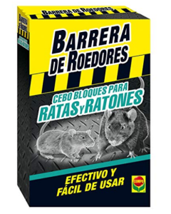 Barrera De Roedores Bloques, 12 x 400 gr