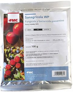 Sanagricola WP Fungicida y bactericida preventivo - FMC - 100g