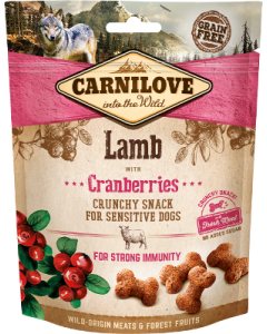 CARNILOVE CRUNCHY SNACK LAMB&CRANBE 200G