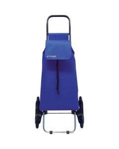 CARRO COMPRA NYLON 6 R AZUL ROLSER