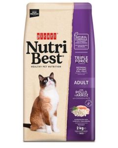 NUTRIBEST CAT ADULT CHICKEN&RICE, 2 KG