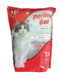 Arena Gatos Gel Sílice - Delmás-7,6 Litros