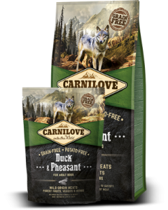 CARNILOVE PIENSO PARA PERROS GRANULADO-1,5 Kg-Duck & Pheasant for adult dogs