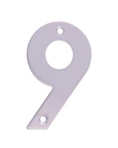 NUMERO 9-4" ACERO INOXIDABLE 18/8 (D)