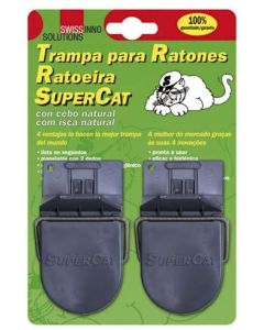 RATONERA SUPERCAT TRAMPAS PEQUEÑA 2 UNID