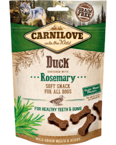 CARNILOVE SM SNACK DUCK&ROSEMARY 200G