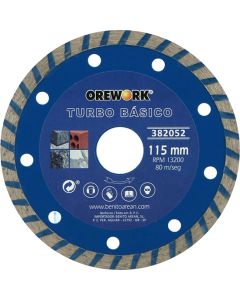 Disco diamante turbo OREWORK 115 mm