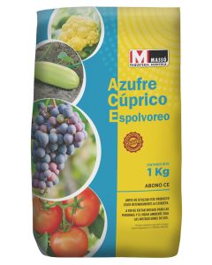 Fungicida Azufre Cúprico Espolvoreo - Massó - 1 kg