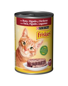 FRISKIES LATA GATO 400GR BUEY/POLLO