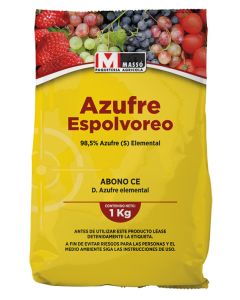 Fungicida Azufre Espolvoreo - Massó - 1 kg