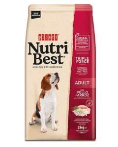 NUTRIBEST ADULT CHICKEN & RICE 15KG 