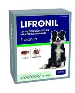 Lifronil Perros + 10 a 20Kg (6 pipetas) -  Zotal