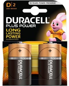 PILA DURACELL ALCAL LR 20 Blister 2 P