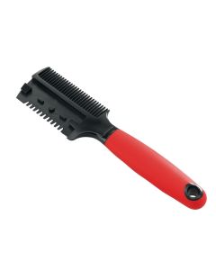 GRO 5991 DOUBLE SIDE COMB WITH STRIPPING KNIFE