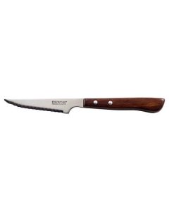 Cuchillo chuletero  mango madera - 12 uds -OREWORK