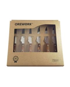 Set cuchillos chuleteros OREWORK - 6 uds.