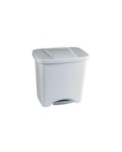 CUBO PEDAL ECOLOGICO 50 Lt  BLANCO