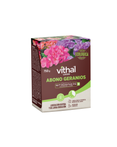 VITHAL ABONO GERANIOS NITROSPHERE PLUS, 750GR.