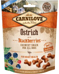 CARNILOVE CRUNCHY SNACK ORT&BLACKB 200G