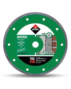 Disco diamante ceramica Turbo 115 mm marca Rubi