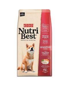 NUTRIBEST PUPPY SENSITIVE SALMON&RICE, 15 Kg