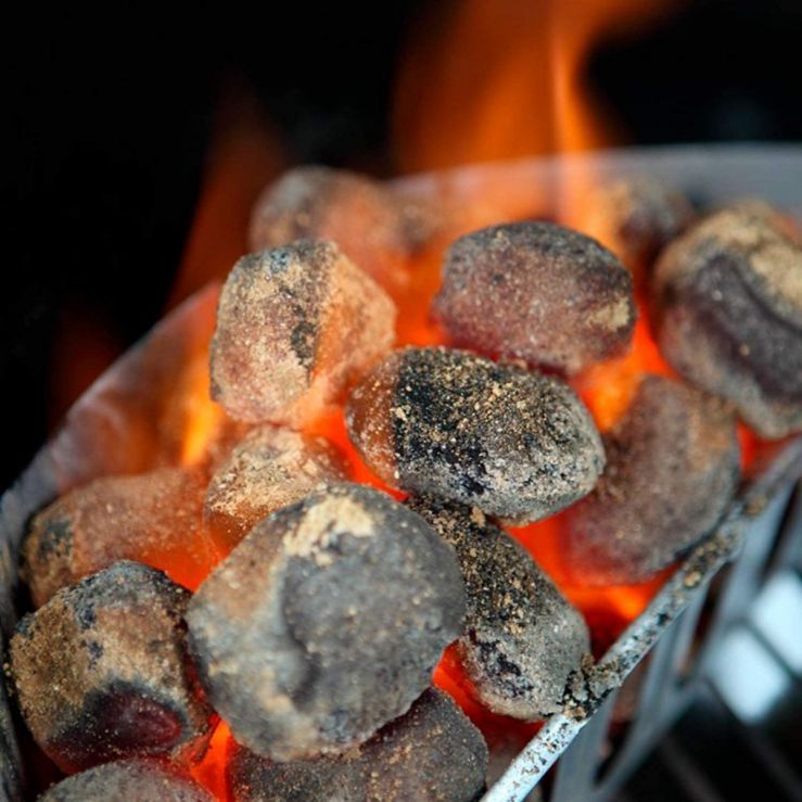 Briquetas de carbón vegetal para barbacoa 17591 - Weber - 8 Kg