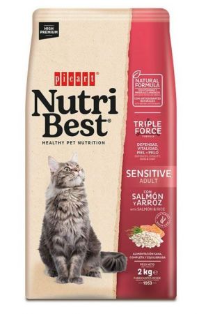NutriBest Cat Sensitive Salmon & Rice 15 Kg