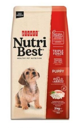 NutriBest Puppy Chicken & Rice - Picart - 3Kg 