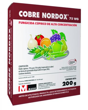 Fungicida Cobre Nordox 75 WG - Massó