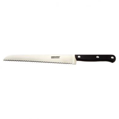 Cuchillo pan  negro 21 cm -OREWORK