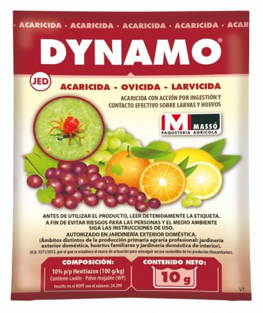 Acaricida ovicida larvicida DYNAMO - Massó - 10g 