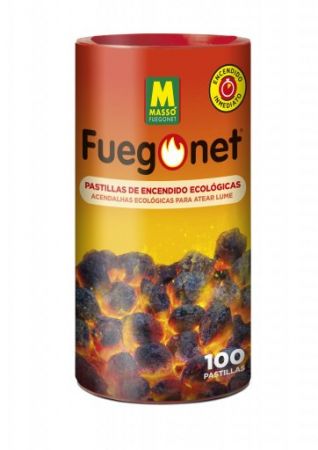 Pastillas ecológicas de encendido 100 Fuego Net - Massó 